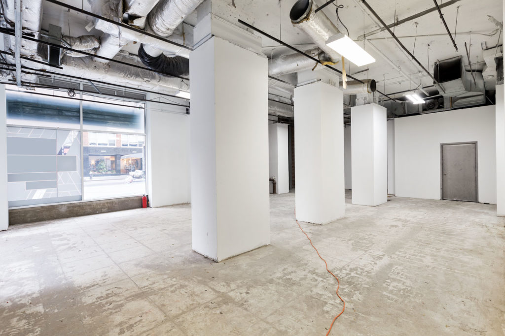 Large pop-up or event space in Upper East Side with open layout and high ceilings