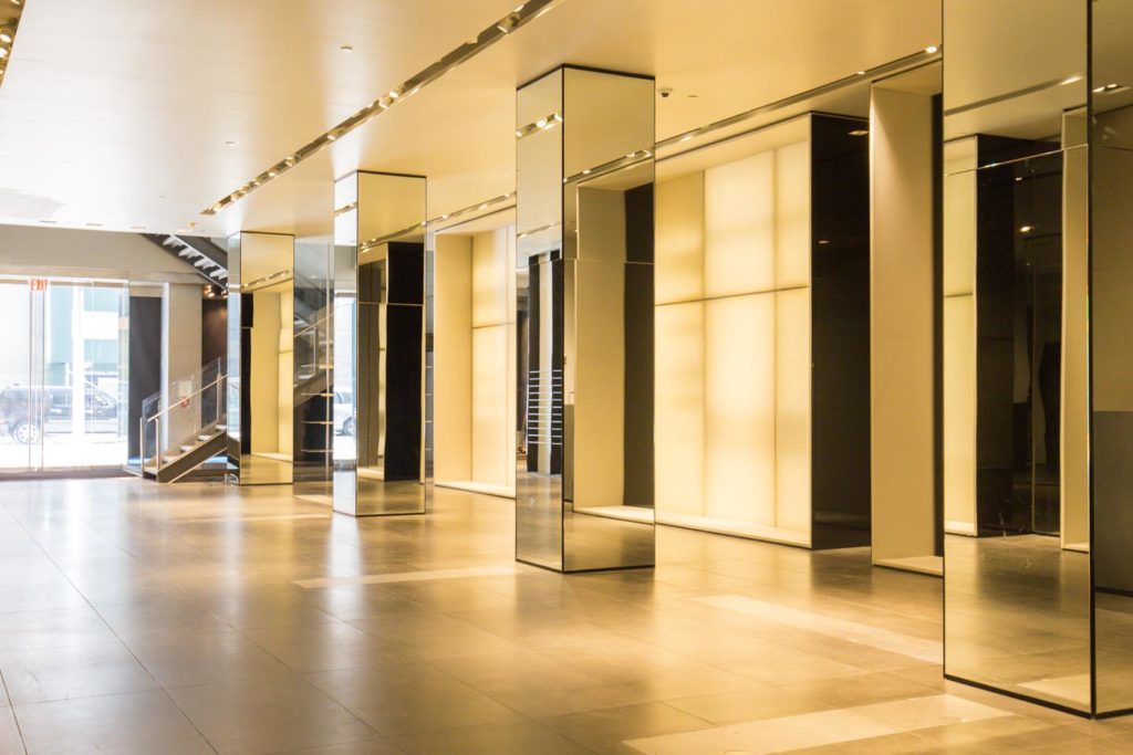 Flagship retail store on Madison Avenue Upper East Side with luxury storefront and branding