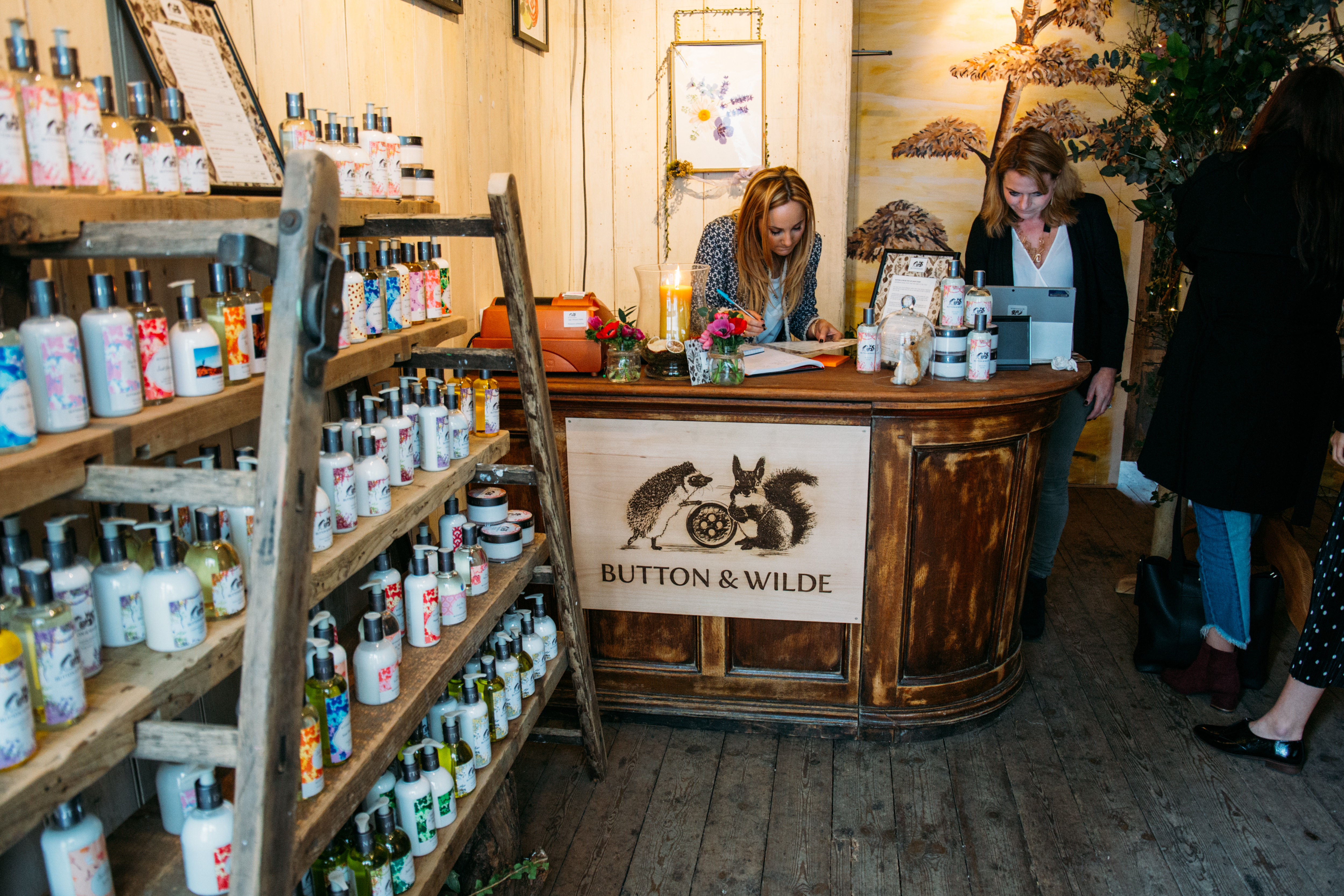 button and wilde pop-up shop