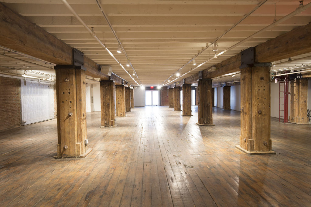Large pop-up event space in Chelsea with open floor plan and high ceilings