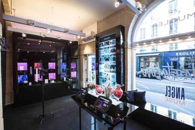 mugler angel pop-up store paris