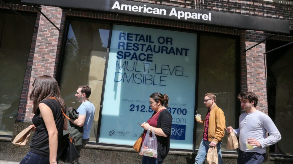 American Apparel Store Closure