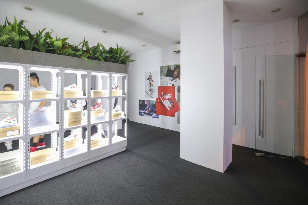 Nike's pop up store in Hong Kong