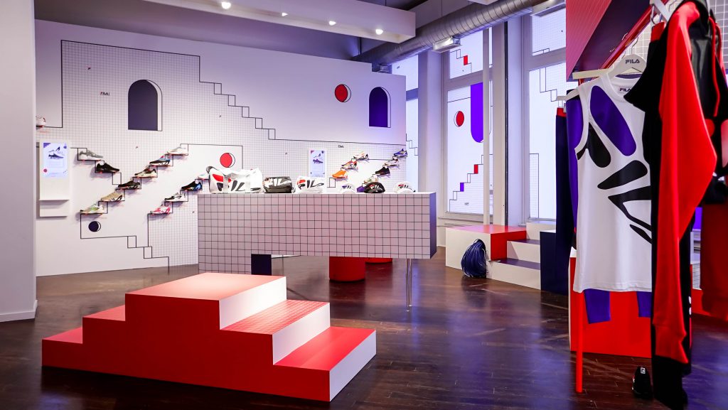FILA’s heritage pop-up in SoHo New York