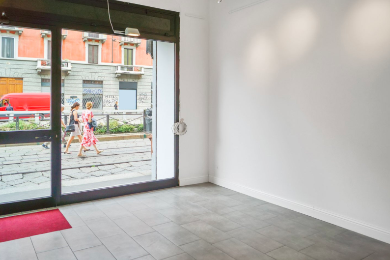 Milan furniture fair showroom