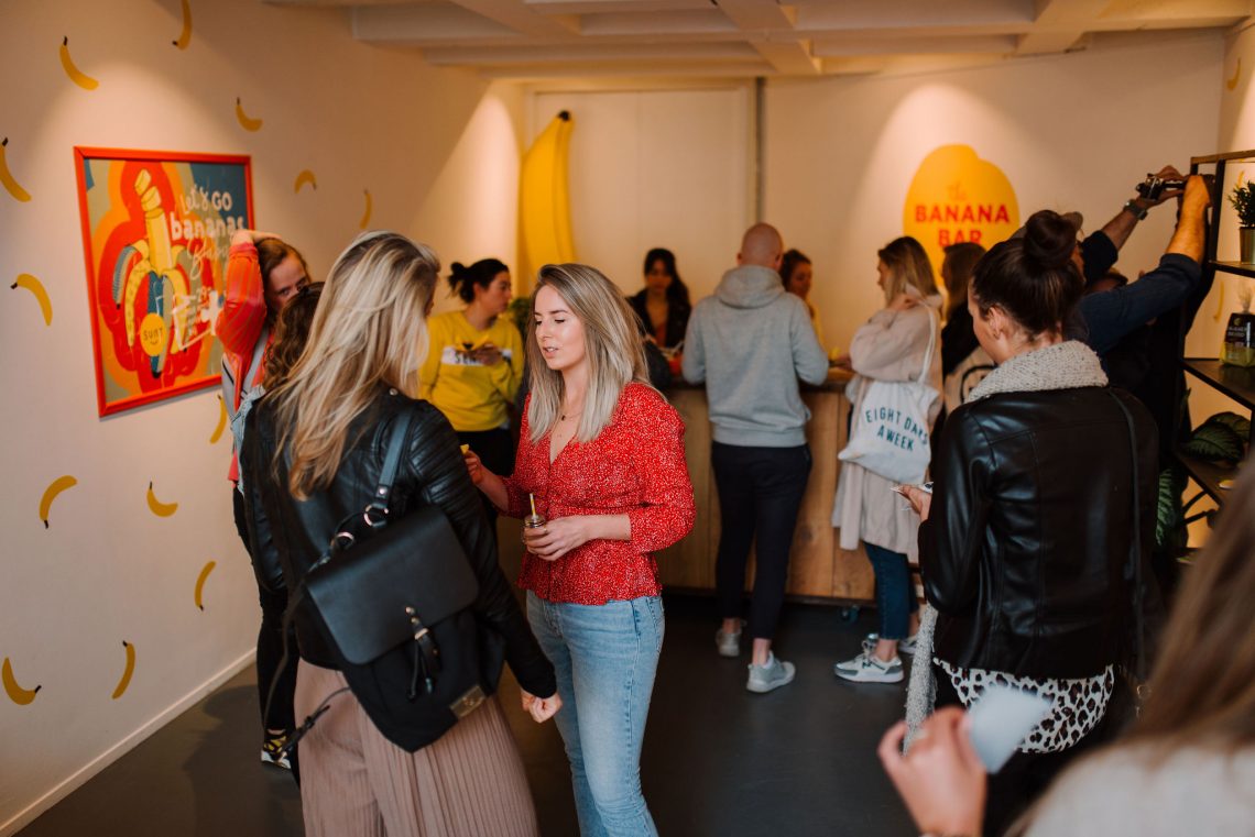 SUNT Opens A Pop Up Banana Bar In Amsterdam Storefront