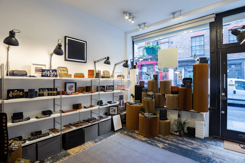 Alt tag: creatieve pop-up winkel met merkbeleving en unieke inrichting
