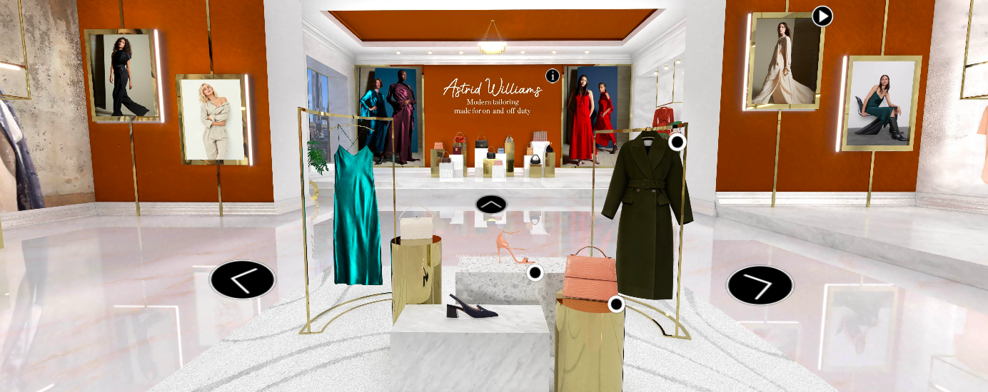 Pop Up Anywhere Online with Virtual Reality Stores Storefront & Obsess