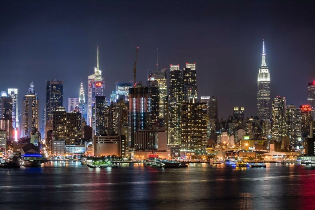 The manhattan skyline