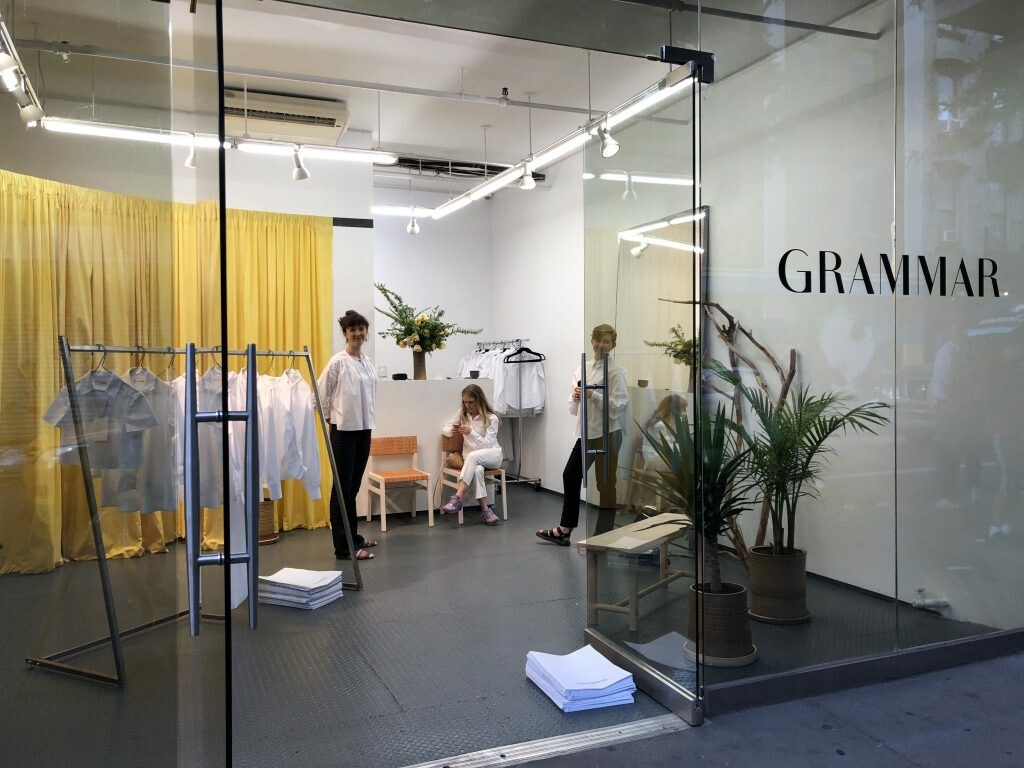 E-commerce brand Grammar recently opened up a pop-up store in New York's LES neighborhood to meet its customers IRL