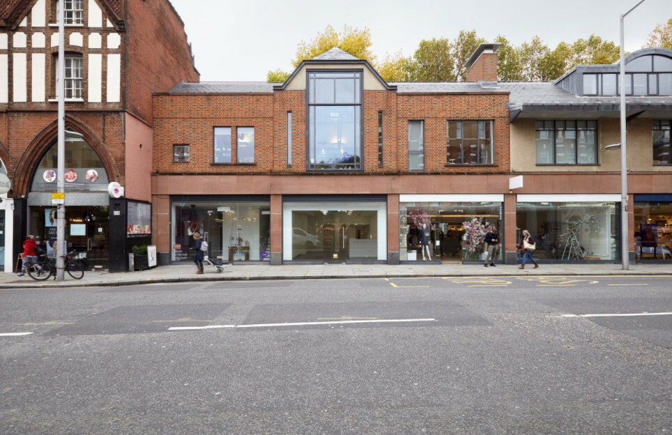 pop-up shop space in Mayfair London with window display