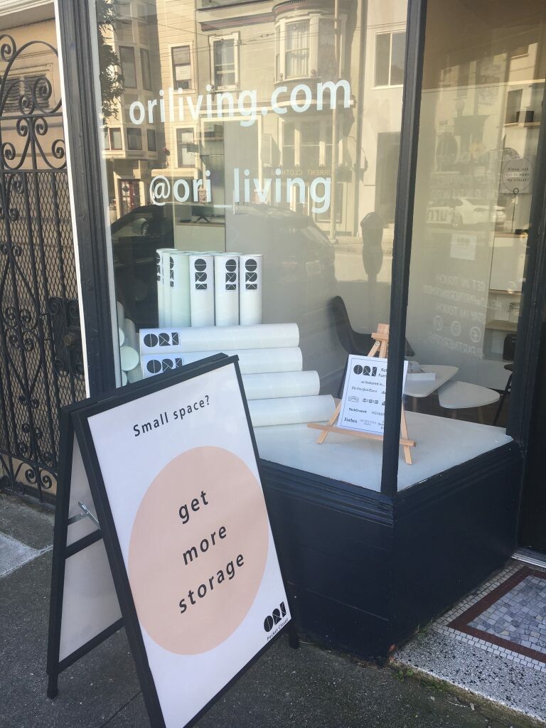 Ori living Pop up in San Fran