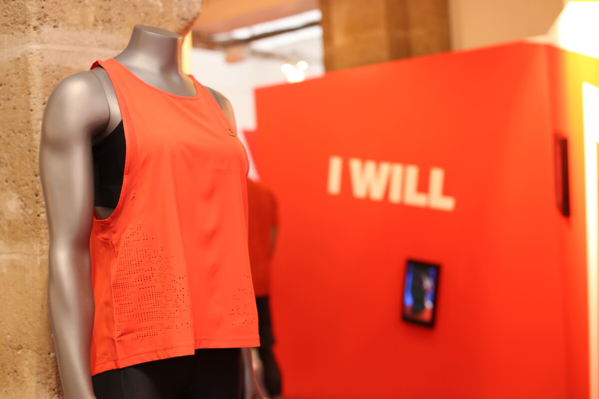 the pop up store was located in one of the city’s busiest retail areas