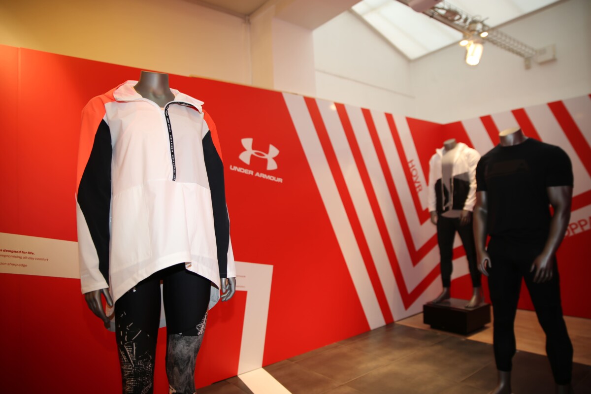 The pop up blended digital with physical